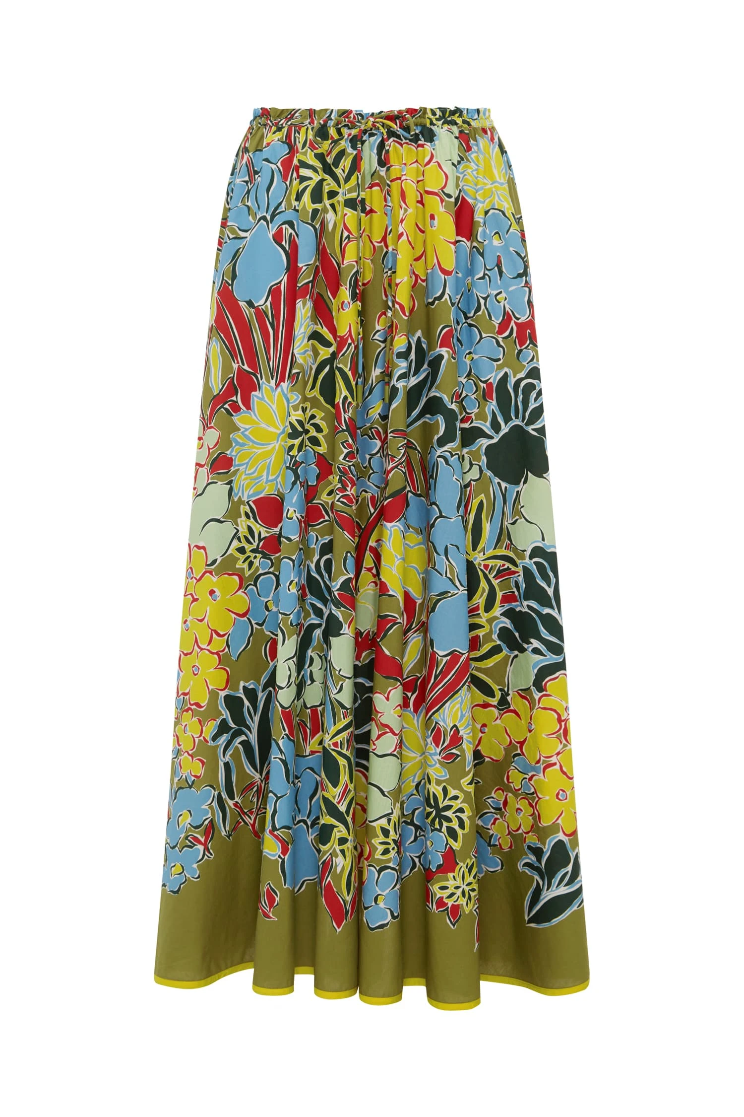Solstice Midi Skirt by Alemais - Skirts Alemais Solstice Midi Skirt Sustainable Skirts with Alemais print - Luxury Handbags Australian Designer
