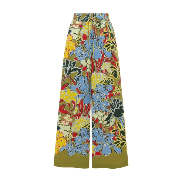 Alemais Solstice Pant  Sustainable Pants with Alemais print -  Luxury Handbags Australian Designer