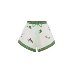 Alemais Wanda Embroidered Short  Sustainable Shorts with Alemais print -  Luxury Handbags Australian Designer