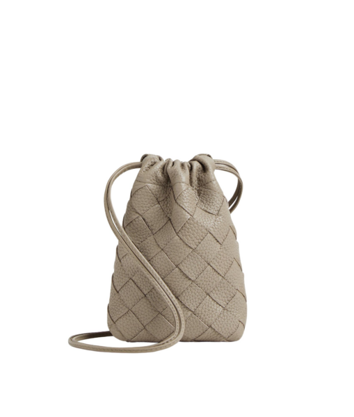 Khaite Men's Vertical Dustbag in Limestone - Beige Shoulder & Crossbody Bags - The Lotus Tote Bag - Shop at Luxury Shoes 