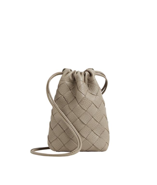 Khaite Men's Vertical Dustbag in Limestone - Beige Shoulder & Crossbody Bags - The Lotus Tote Bag - Shop at Luxury Shoes 