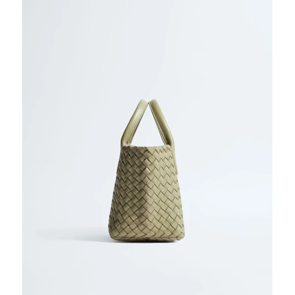 Khaite Mini Cabat in Travertine - Beige Mini Bags - The Lotus Tote Bag - Shop at Luxury Shoes 