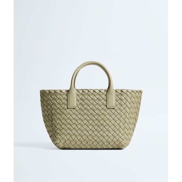 Khaite Mini Cabat in Travertine - Beige Mini Bags - The Lotus Tote Bag - Shop at Luxury Shoes 