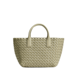 Khaite Mini Cabat in Travertine - Beige Mini Bags - The Lotus Tote Bag - Shop at Luxury Shoes 