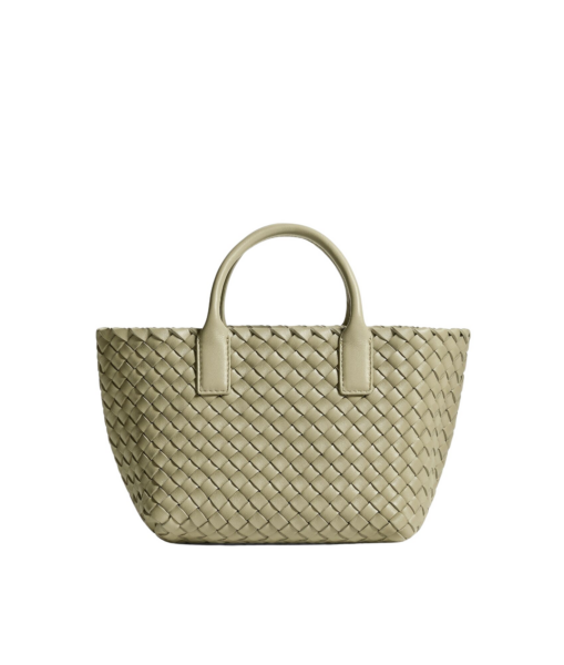 Khaite Mini Cabat in Travertine - Beige Mini Bags - The Lotus Tote Bag - Shop at Luxury Shoes 