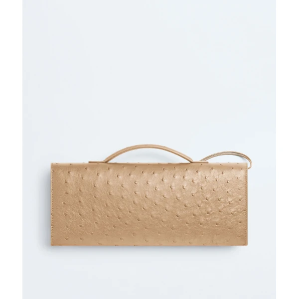 Khaite Women's Andiamo Clutch in Shore - Beige Clutch Bags - The Lotus Tote Bag - Shop at Luxury Shoes 