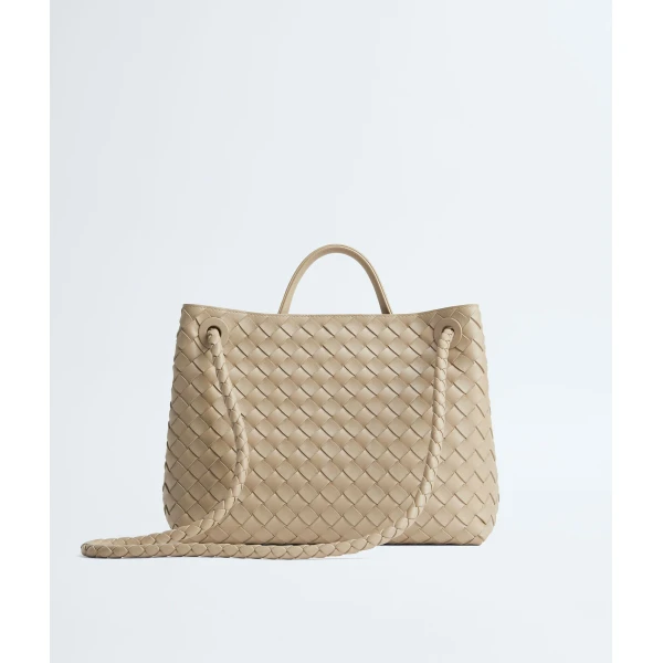 Khaite Women's Andiamo in Ecru - Beige Totes & Top-Handle Bags - The Lotus Tote Bag - Shop at Luxury Shoes 