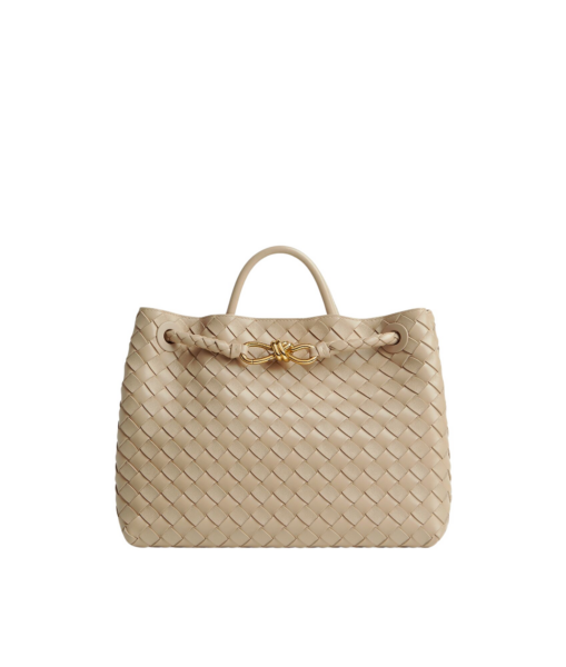 Khaite Women's Andiamo in Ecru - Beige Totes & Top-Handle Bags - The Lotus Tote Bag - Shop at Luxury Shoes 