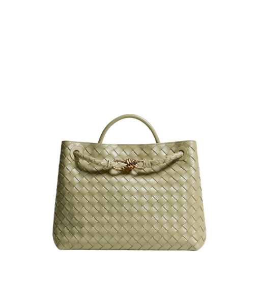 Khaite Women's Andiamo in Travertine - Beige Totes & Top-Handle Bags - The Lotus Tote Bag - Shop at Luxury Shoes 