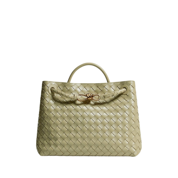 Khaite Women's Andiamo in Travertine - Beige Totes & Top-Handle Bags - The Lotus Tote Bag - Shop at Luxury Shoes 