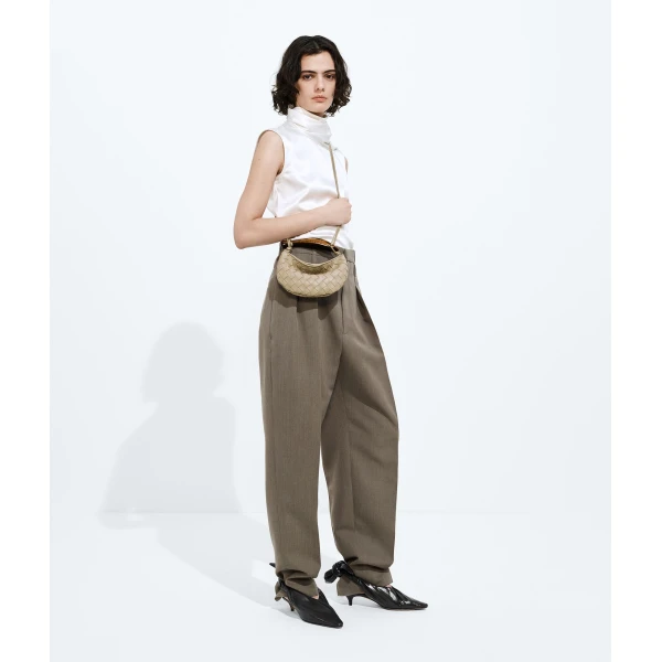 Khaite Women's Baby Sardine in Ecru - Beige Mini Bags - The Lotus Tote Bag - Shop at Luxury Shoes 