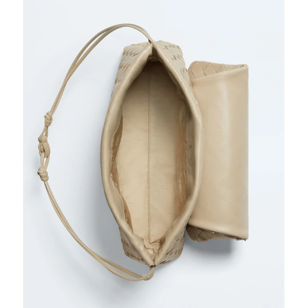 Khaite Women's Giorno in Ecru - Beige Shoulder & Crossbody Bags - The Lotus Tote Bag - Shop at Luxury Shoes 