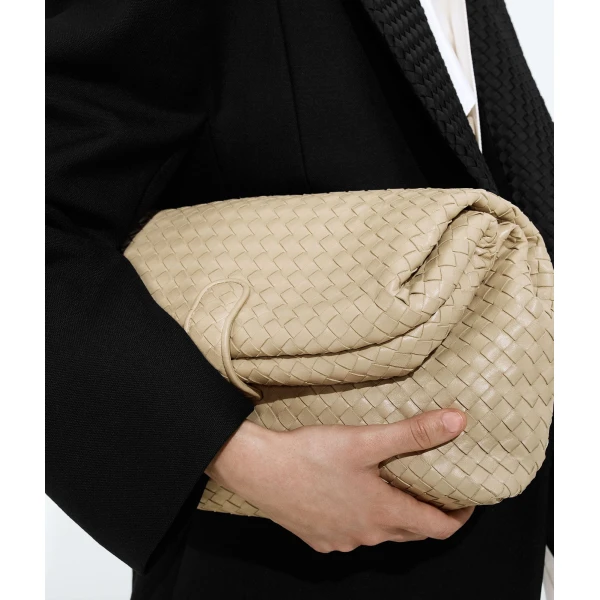 Khaite Women's Lauren 1980 Alto in Ecru - Beige Shoulder & Crossbody Bags - The Lotus Tote Bag - Shop at Luxury Shoes 