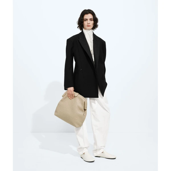 Khaite Women's Lauren 1980 Alto in Ecru - Beige Shoulder & Crossbody Bags - The Lotus Tote Bag - Shop at Luxury Shoes 