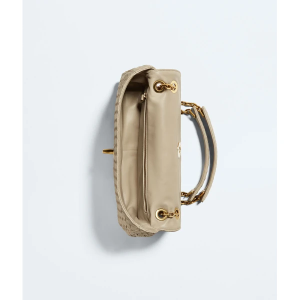 Khaite Women's Madison in Ecru - Beige Shoulder & Crossbody Bags - The Lotus Tote Bag - Shop at Luxury Shoes 
