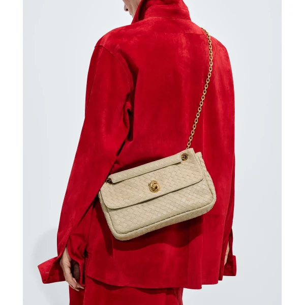 Khaite Women's Madison in Ecru - Beige Shoulder & Crossbody Bags - The Lotus Tote Bag - Shop at Luxury Shoes 