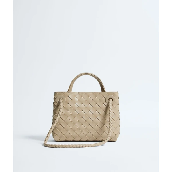 Khaite Women's Mini Andiamo in Ecru - Beige Mini Bags - The Lotus Tote Bag - Shop at Luxury Shoes 