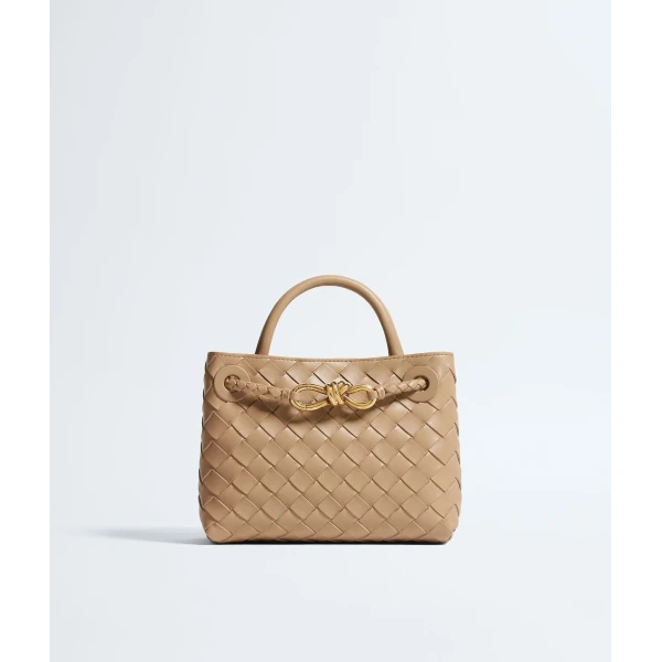 Khaite Women's Mini Andiamo in Shore - Beige Mini Bags - The Lotus Tote Bag - Shop at Luxury Shoes 