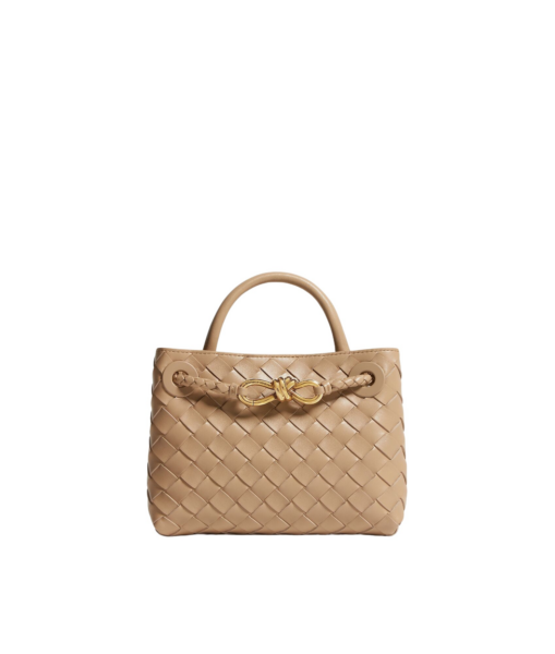 Khaite Women's Mini Andiamo in Shore - Beige Mini Bags - The Lotus Tote Bag - Shop at Luxury Shoes 