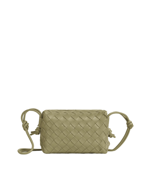 Khaite Women's Mini Loop Camera Bag in Travertine - Beige Mini Bags - The Lotus Tote Bag - Shop at Luxury Shoes 