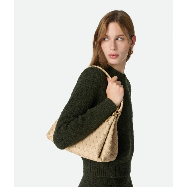 Khaite Women's Parachute in Tufo - Beige Shoulder & Crossbody Bags - The Lotus Tote Bag - Shop at Luxury Shoes 