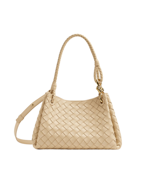 Khaite Women's Parachute in Tufo - Beige Shoulder & Crossbody Bags - The Lotus Tote Bag - Shop at Luxury Shoes 