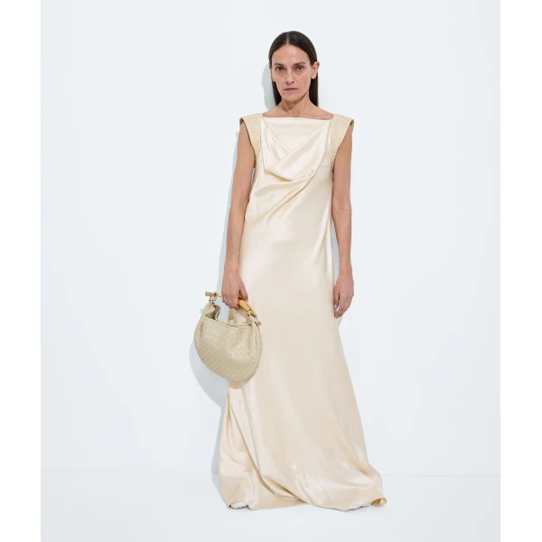 Khaite Women's Sardine Chain in String - Beige Shoulder & Crossbody Bags - The Lotus Tote Bag - Shop at Luxury Shoes 