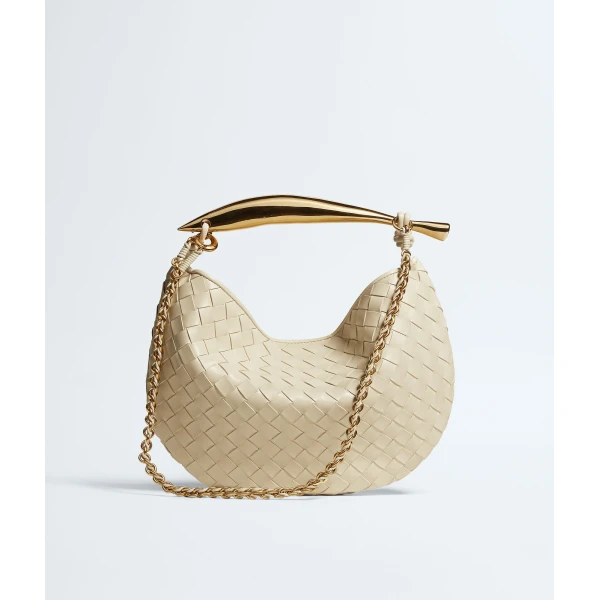 Khaite Women's Sardine Chain in String - Beige Shoulder & Crossbody Bags - The Lotus Tote Bag - Shop at Luxury Shoes 