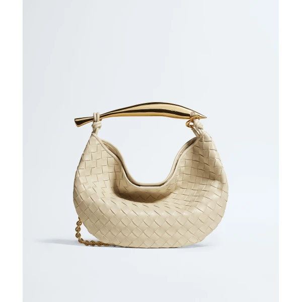 Khaite Women's Sardine Chain in String - Beige Shoulder & Crossbody Bags - The Lotus Tote Bag - Shop at Luxury Shoes 