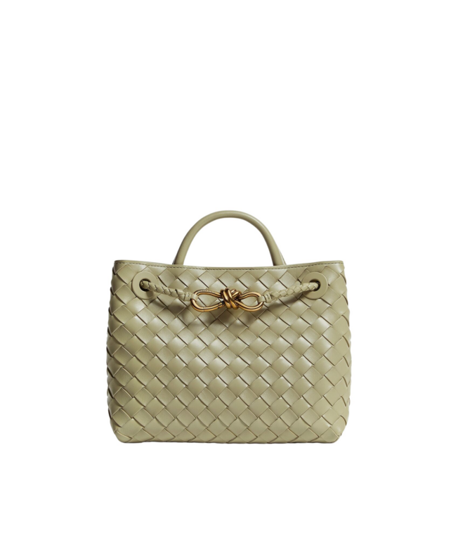 Khaite Women's Small Andiamo in Travertine - Beige Totes & Top-Handle Bags - The Lotus Tote Bag - Shop at Luxury Shoes 