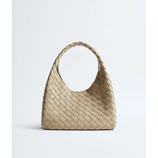 Khaite Women's Small Campana in Ecru - Beige Shoulder & Crossbody Bags - The Lotus Tote Bag - Shop at Luxury Shoes 