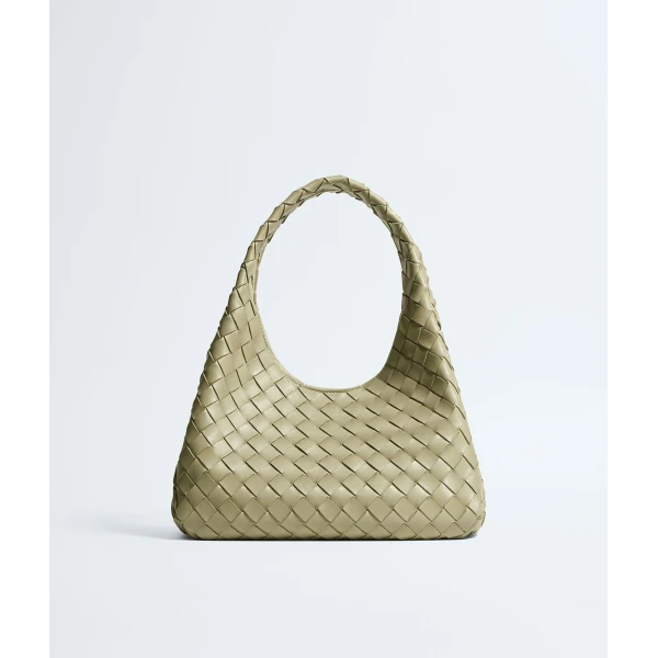 Khaite Women's Small Campana in Travertine - Beige Shoulder & Crossbody Bags - The Lotus Tote Bag - Shop at Luxury Shoes 