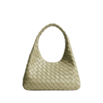 Khaite Women's Small Campana in Travertine - Beige Shoulder & Crossbody Bags - The Lotus Tote Bag - Shop at Luxury Shoes 