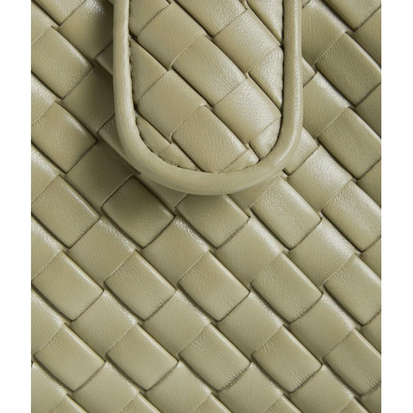 Khaite Women's Small Lauren 1980 in Travertine - Beige Shoulder & Crossbody Bags - The Lotus Tote Bag - Shop at Luxury Shoes 