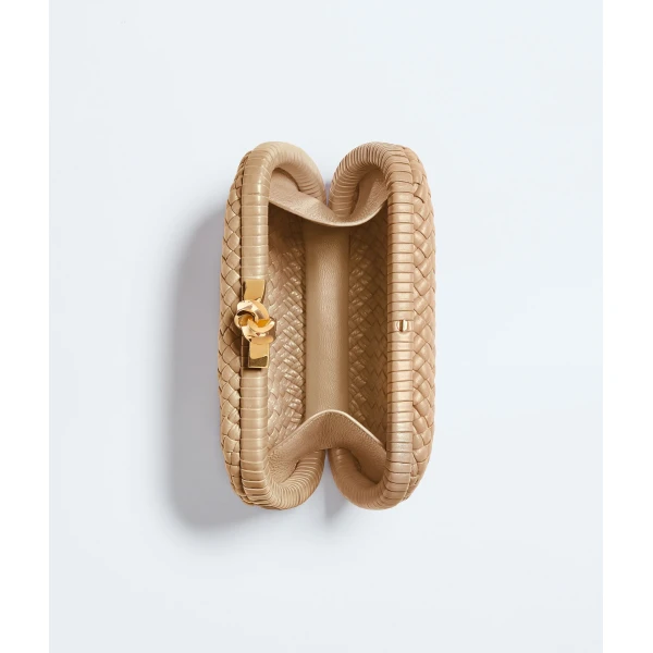Khaite Women's Soft Knot in Shore - Beige Clutch Bags - The Lotus Tote Bag - Shop at Luxury Shoes 