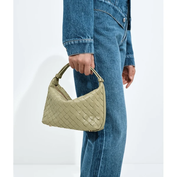 Khaite Women's Wallace in Travertine - Beige Shoulder & Crossbody Bags - The Lotus Tote Bag - Shop at Luxury Shoes 