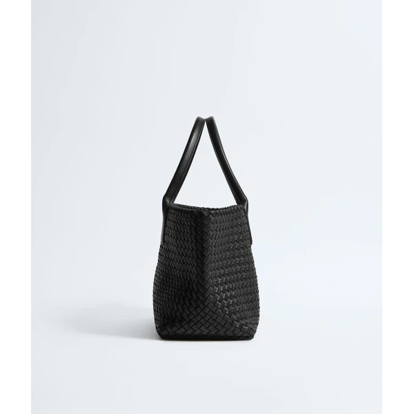 Khaite Cabat in Black - Black Totes & Top-Handle Bags - The Lotus Tote Bag - Shop at Luxury Shoes 