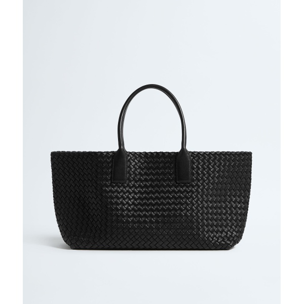 Khaite Cabat in Black - Black Totes & Top-Handle Bags - The Lotus Tote Bag - Shop at Luxury Shoes 