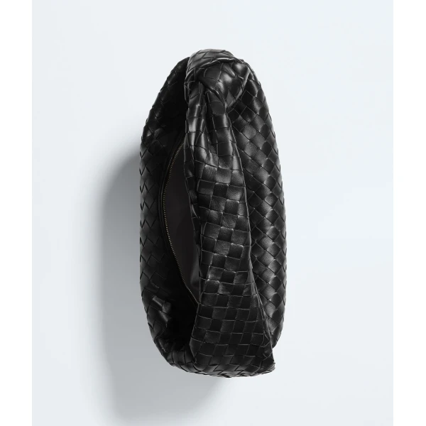 Khaite Jodie in Black - Black Shoulder & Crossbody Bags - The Lotus Tote Bag - Shop at Luxury Shoes 