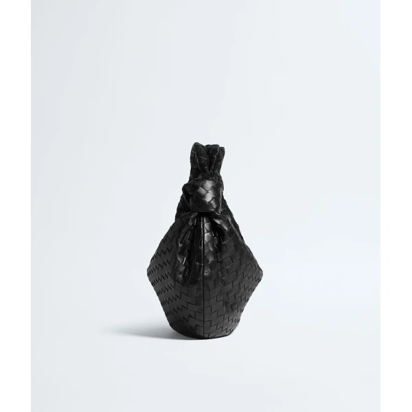 Khaite Jodie in Black - Black Shoulder & Crossbody Bags - The Lotus Tote Bag - Shop at Luxury Shoes 
