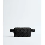 Khaite Men's Diago Belt Bag in Black - Black Belt Bags - The Lotus Tote Bag - Shop at Luxury Shoes 