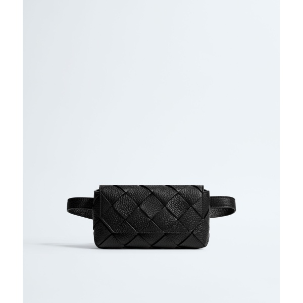 Khaite Men's Diago Belt Bag in Black - Black Belt Bags - The Lotus Tote Bag - Shop at Luxury Shoes 