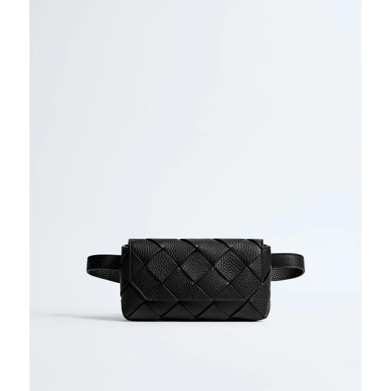Khaite Men's Diago Belt Bag in Black - Black Belt Bags - The Lotus Tote Bag - Shop at Luxury Shoes 