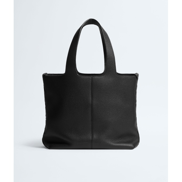 Khaite Men's Diago Tote in Black - Black Totes & Top-Handle Bags - The Lotus Tote Bag - Shop at Luxury Shoes 
