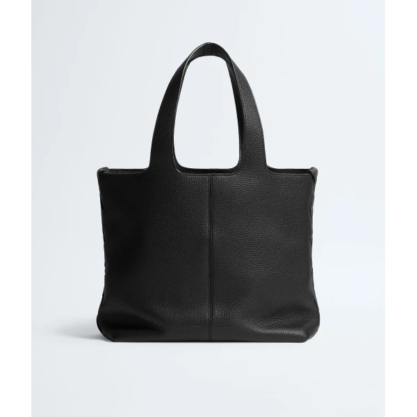 Khaite Men's Diago Tote in Black - Black Totes & Top-Handle Bags - The Lotus Tote Bag - Shop at Luxury Shoes 