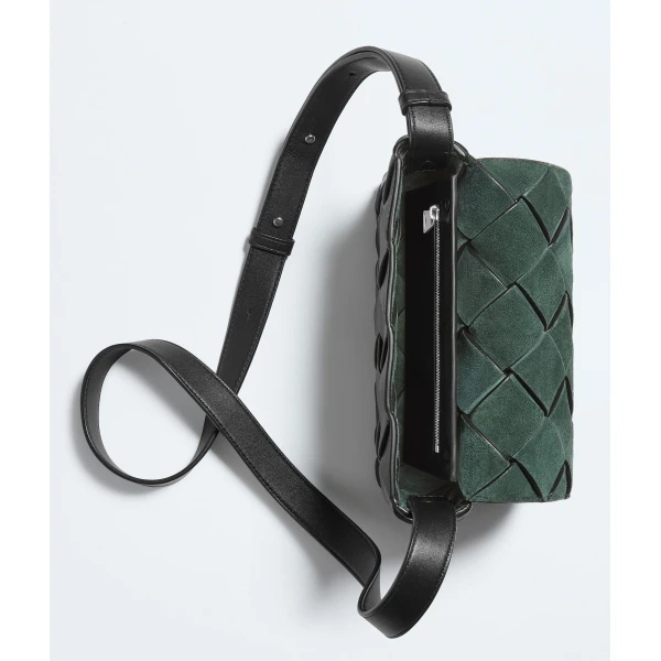 Khaite Men's Diago in Black - Black Shoulder & Crossbody Bags - The Lotus Tote Bag - Shop at Luxury Shoes 