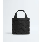 Khaite Men's Small Diago Tote in Black - Black Totes & Top-Handle Bags - The Lotus Tote Bag - Shop at Luxury Shoes 