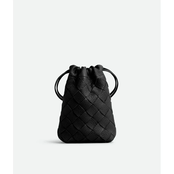 Khaite Men's Vertical Dustbag in Black - Black Shoulder & Crossbody Bags - The Lotus Tote Bag - Shop at Luxury Shoes 