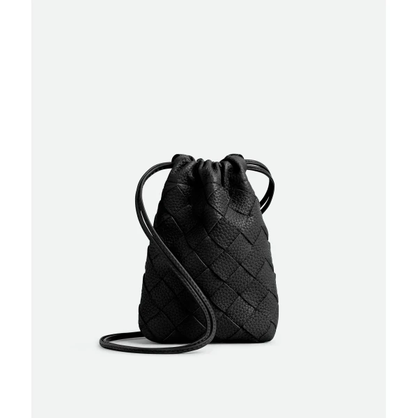 Khaite Men's Vertical Dustbag in Black - Black Shoulder & Crossbody Bags - The Lotus Tote Bag - Shop at Luxury Shoes 