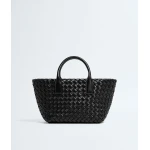 Khaite Mini Cabat in Black - Black Mini Bags - The Lotus Tote Bag - Shop at Luxury Shoes 